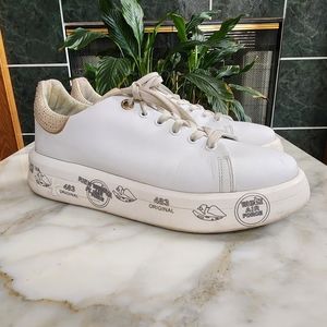 Premiata Var 4540 Belle Crystal Sneakers, Sz 39